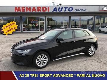 Audi A3 SPB 35 TFSI Sport Advanced PARI AL NUOVO