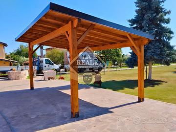 TETTOIE - GAZEBI  - PERGOLATI - POSTI AUTO LEGNO L