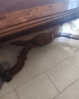 tavolino da salotto intarsiato