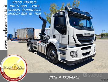 IVECO STRALIS 190S360-2015-GANCIO SCARRABILE NUOVO