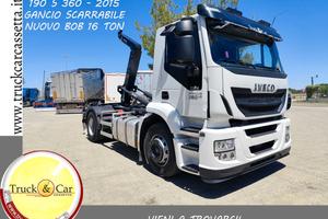 IVECO STRALIS 190S360-2015-GANCIO SCARRABILE NUOVO