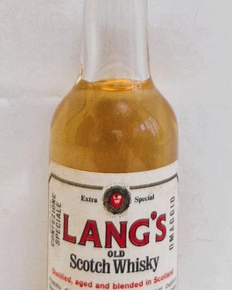 Coppia Mignon Lang's Old Scotch Whisky Vintage