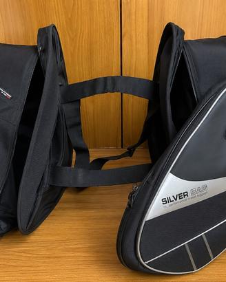 Coppia bauletti laterali moto-  rigidi -