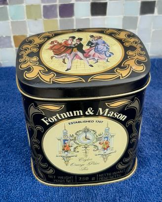 Scatola in latta di the inglese  Fortnum e Mason