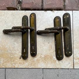 Maniglia ottone pomoli portone maniglioni ottone