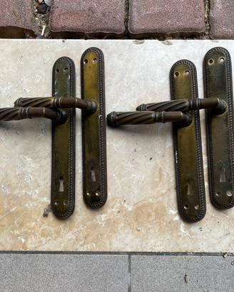 Maniglia ottone pomoli portone maniglioni ottone