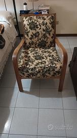 poltrona artigianale vintage 
