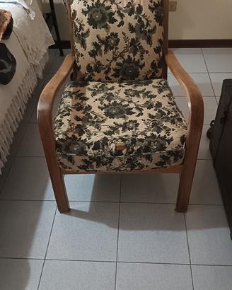 poltrona artigianale vintage 