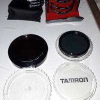 Lotto filtri e paraluce per fotocamere