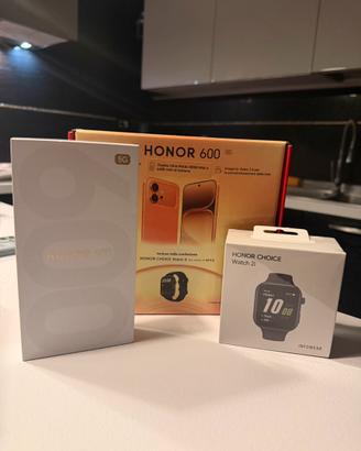 Honor 600 256gb nero con Honor Choice watch 2i