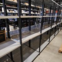 scaffali incastro  usati e portaminuteria 