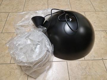 Lampadario Ikea Brasa 365 colore nero diametro 45