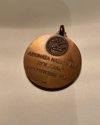 Medaglia Raduno Nazionale Alpini 1949 Bolzano