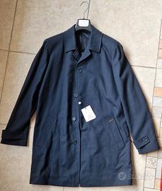 GF Ferrè cappotto uomo tg 50 nuovo blu elegante 