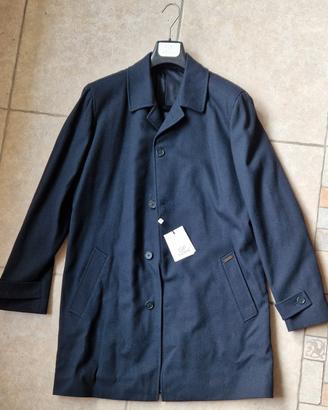 GF Ferrè cappotto uomo tg 50 nuovo blu elegante 