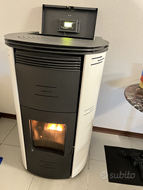 Stufa a pellet con radiatori
