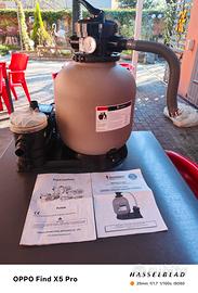 Pompa per piscina con filtro a sabbia San Marco