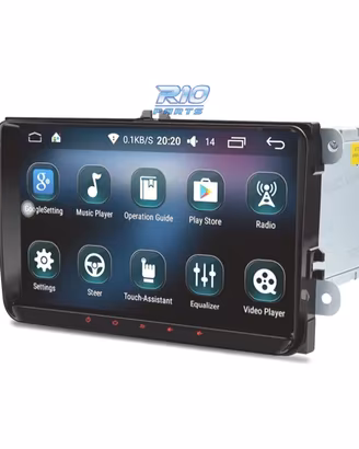 RADIO GPS ANDROID 10 QUAD CORE 16GB ROM 9 POLLICI