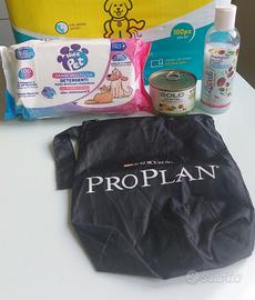 100 Salviette per animali + Borsetta con cerniera