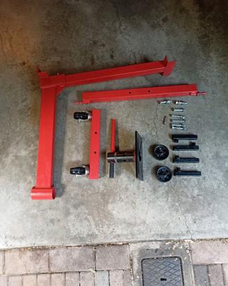 Cavalletto Motore 450 Kg Rosso - Stand Motore
