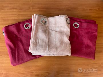 Tende con anelli per camera o soggiorno