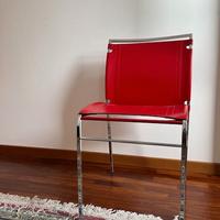 Set di 6 sedie soggiorno/cucina  in pelle 