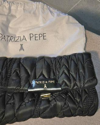 borsetta patrizia pepe nera stile trapuntato borsa