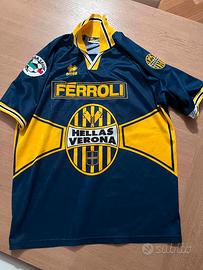 Maglia Hellas Verona 1996-97 orlandini indossata