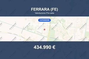 Immobile in asta di 4160 m² a Ferrara