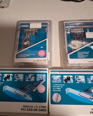 Schede PCI DIGITUS – USB 2.0 / Parallela / IDE ATA