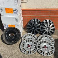 4 Cerchi panda + 2 set di borchie