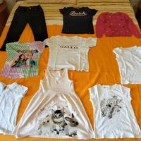 Set 9 vestiti bambina 7 -8 anni
