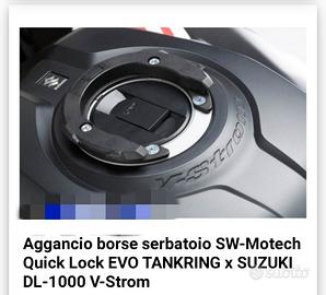 Aggancio a serbatoio SW Motech per Suzuki V Strom 