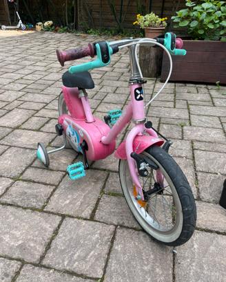 Bicicletta decatlon con rotelle