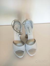 scarpe decolleté bianche Due Lune 