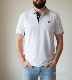 Polo Fila Tessuto Tecnico mis, M  uomo  nuova
