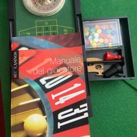 Gioco da tavolo in miniatura roulette da casinò