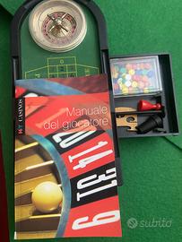 Gioco da tavolo in miniatura roulette da casinò