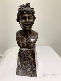 Scultura in bronzo antica
