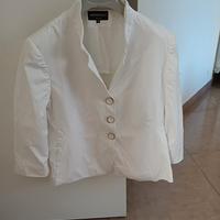 Giacca bianca Antonio Fusco donna originale
