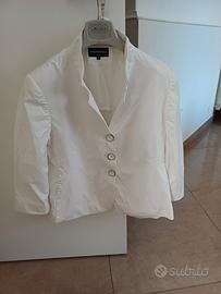 Giacca bianca Antonio Fusco donna originale