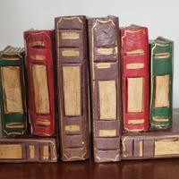 Ferma libri in legno