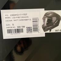 Casco integrale LS2 dragon carbon