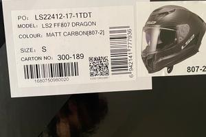 Casco integrale LS2 dragon carbon