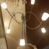 Lampada piantana acciaio Ikea Halogen bulb moderna