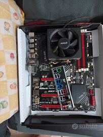  asrock  fataliti  990fx  +CPU fx8350+ dissipato