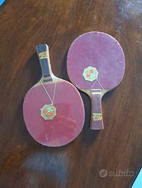 2 Racchette ping pong Pioneer nuove