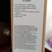 PC portatile Laptop 15 pollici Nuovo con scatola a