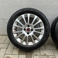 Cerchi lega Fiat 16” e gomme 4 stagioni 195/55 R16