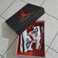 Scarpe AIR JORDAN 4 RETRO - Sneakers alte - white/